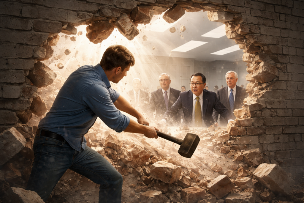 Breaking barriers; startling leaders